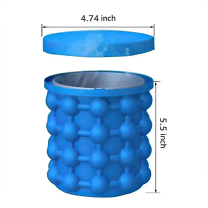 Silicon Ice Maker Mould with Round Ice cubes Wine chiller