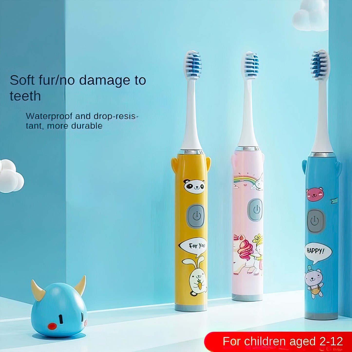Baby Toothbrush with 5 Cleaning Mode Soft Bristle
