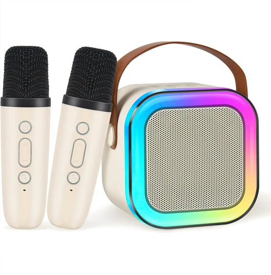 Bluetooth Karaoke Speaker with 2 Mic USB Powered