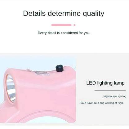 Light Leash with Light for night walk with Pet