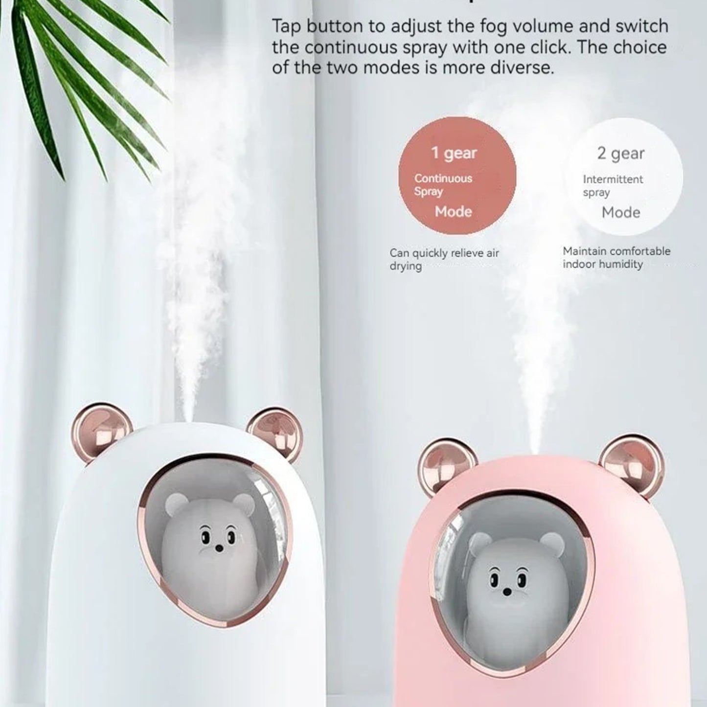 Cat Humidifier Usb Chargeable cute Desk Aromatic Humidifier