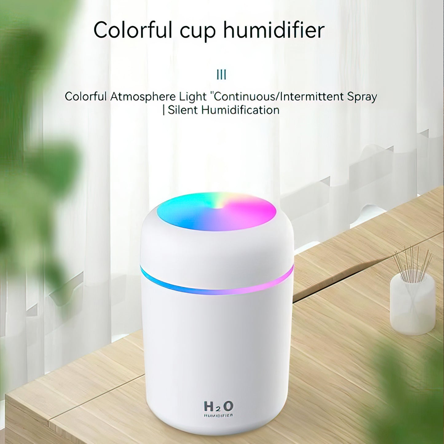 RGB Humidifier For Office Desk Usb Powered