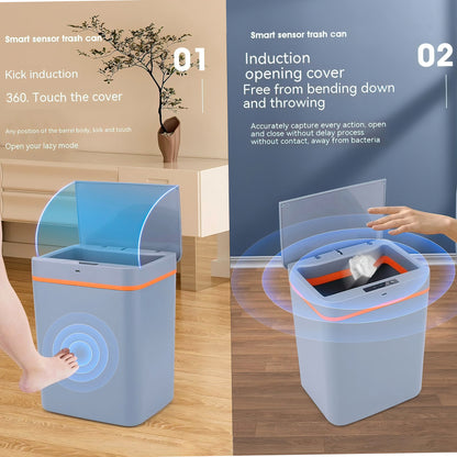 Smart Automatic Dustbin Sensor With Hand Gesture